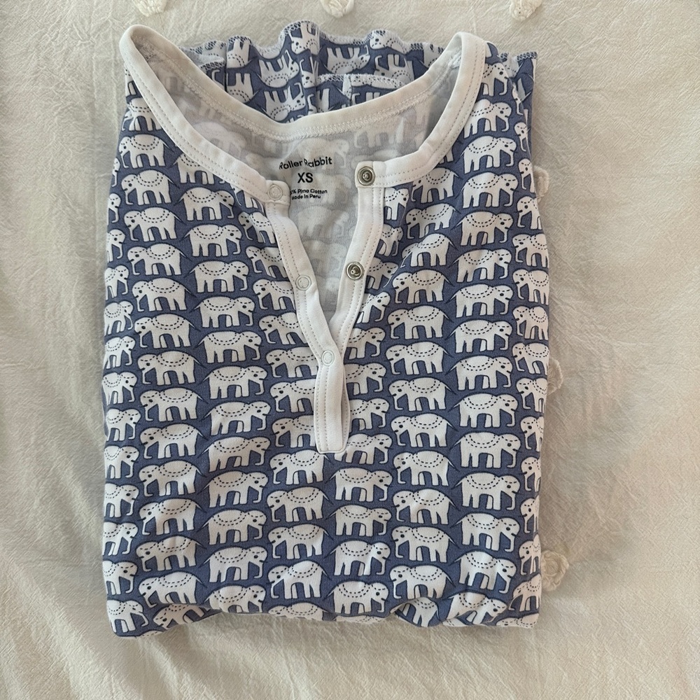 Roller Rabbit Hathi PJ set
